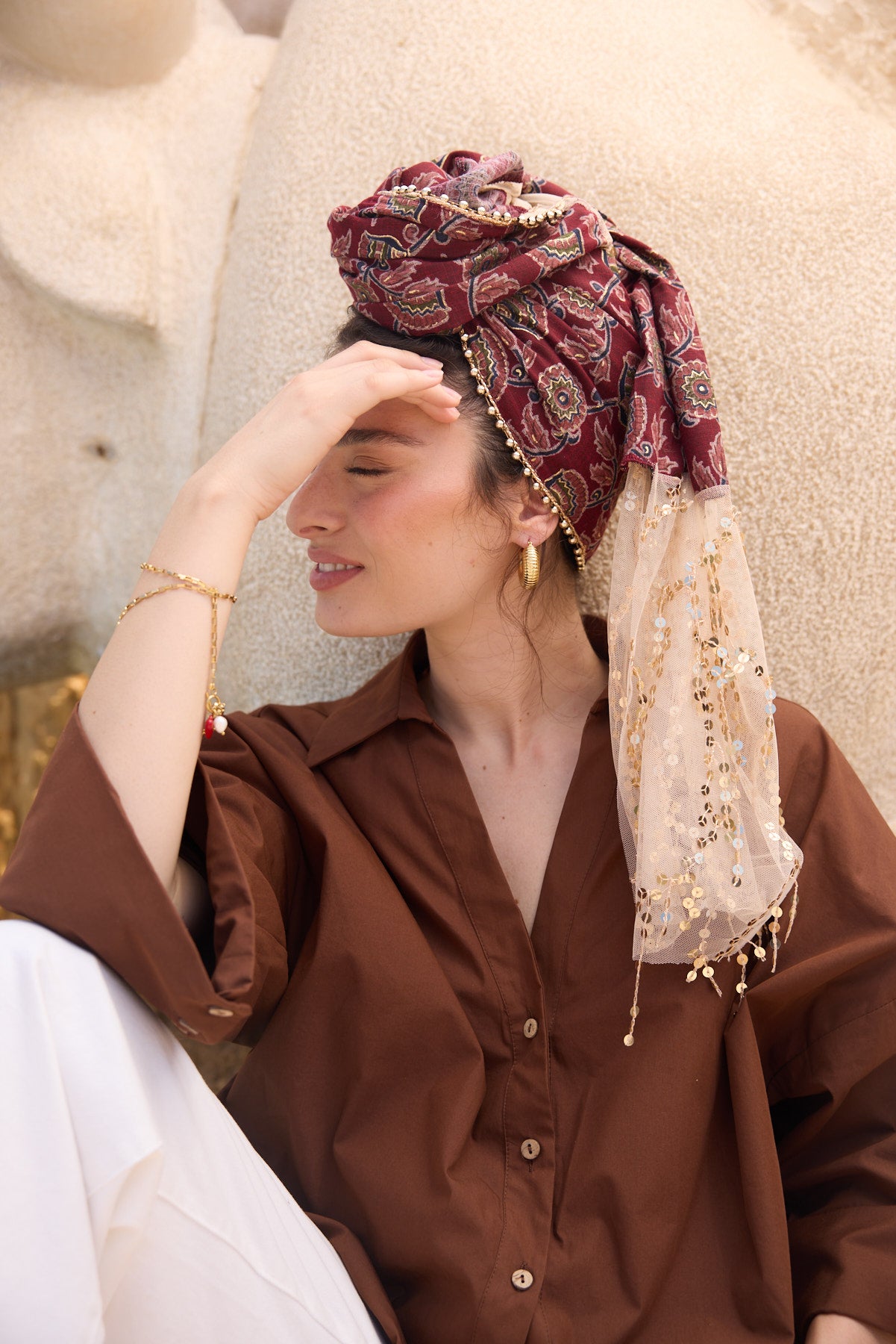 עגילי שבלול זהב