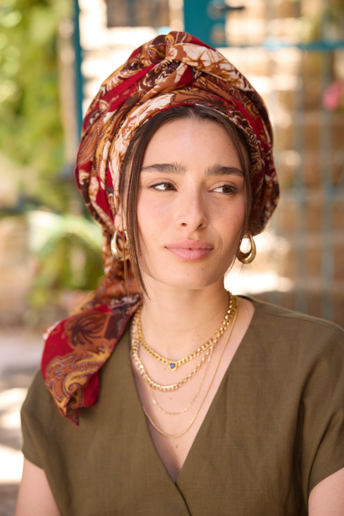 עגילי חישוק זהב בייסיק