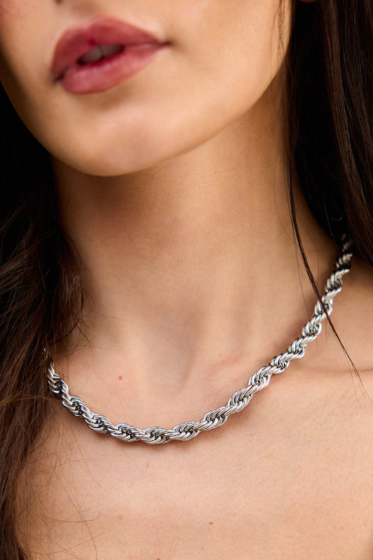 שרשרת חבל כסף